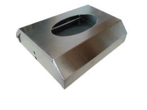 DISPENSADOR DE GUANTES EN ACERO INOX.
